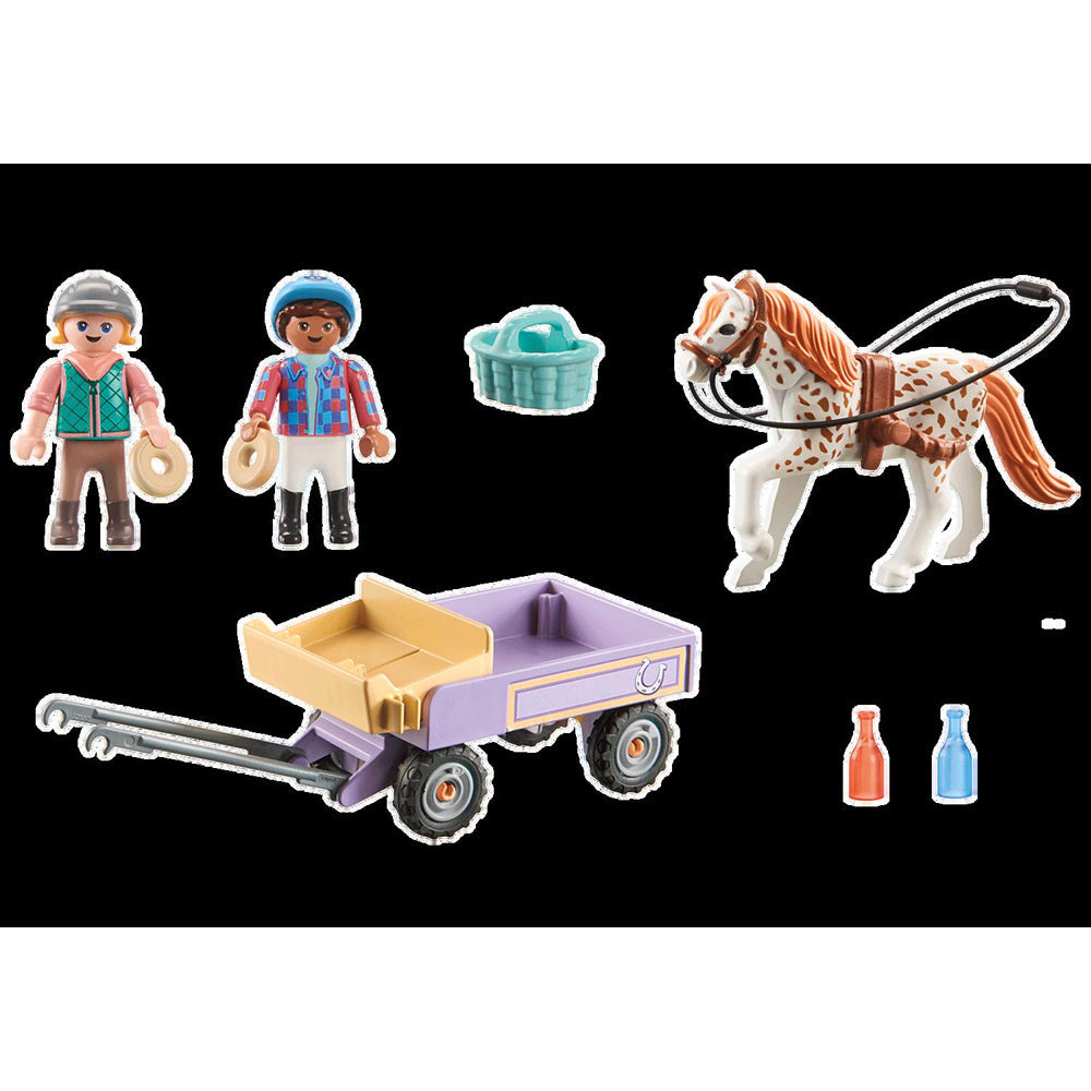 Playmobil Pony Carriage Kids/Childrens Interactive Play Fun Toy Playset 4+ — image 2