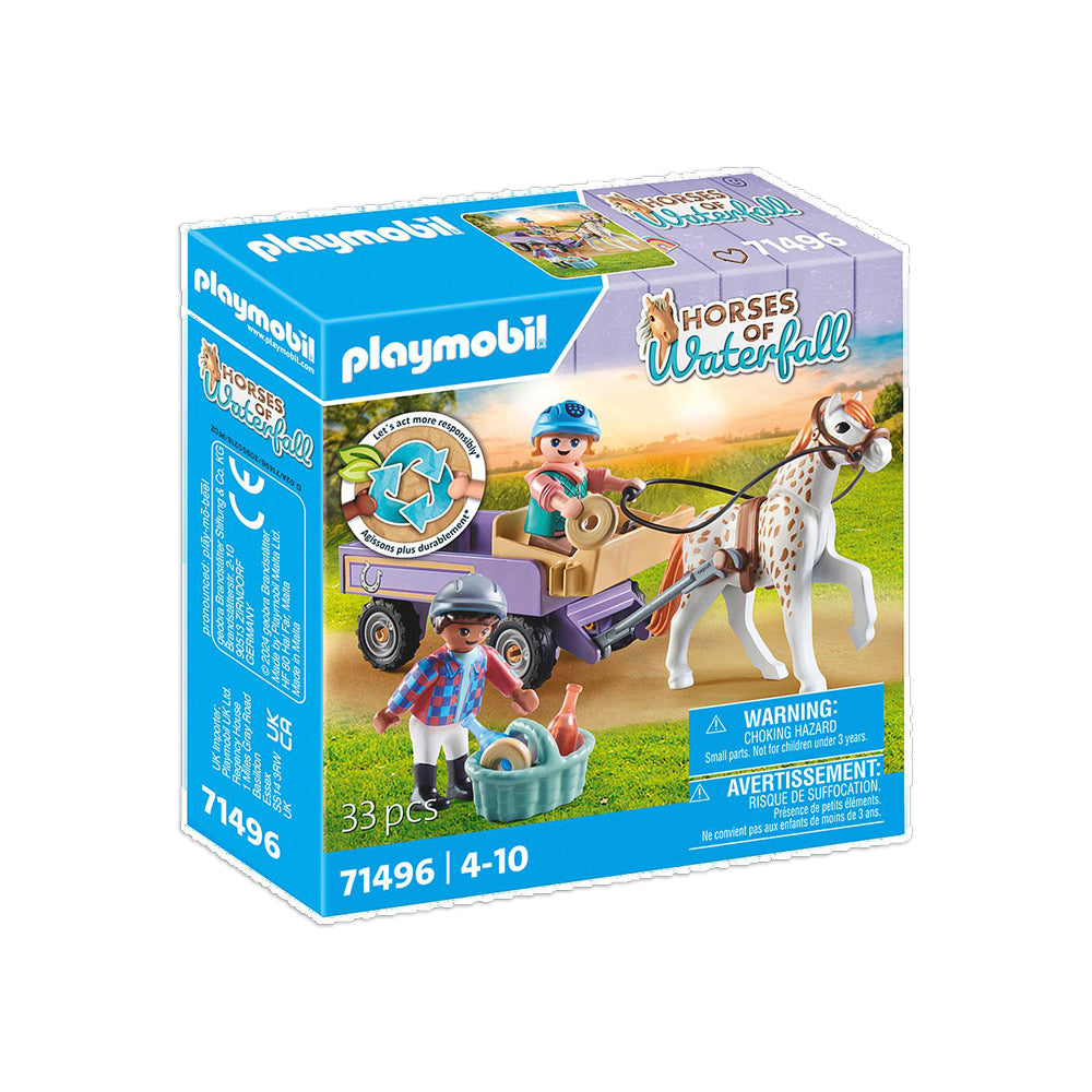 Playmobil Pony Carriage Kids/Childrens Interactive Play Fun Toy Playset 4+