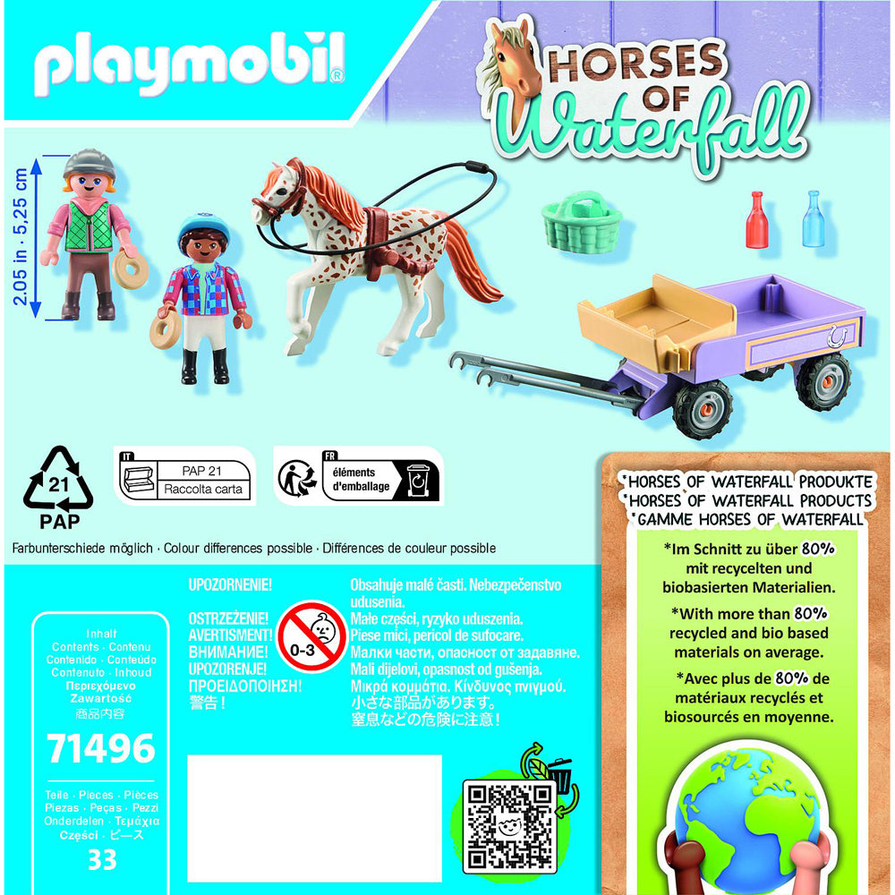 Playmobil Pony Carriage Kids/Childrens Interactive Play Fun Toy Playset 4+ — image 5