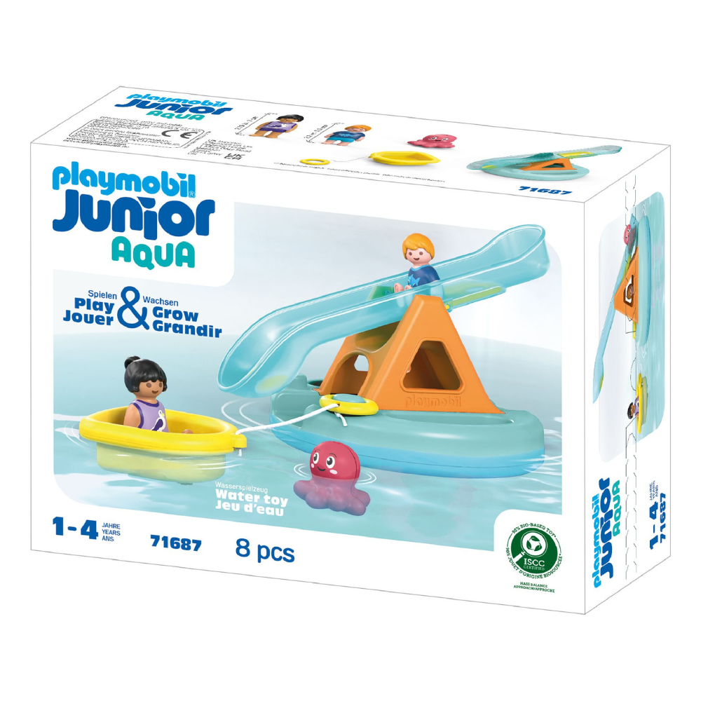 Playmobil Junior Aqua Water Seesaw Boat Kids/Children Bathtime Toy 1y+ (8 Pieces) — image 2