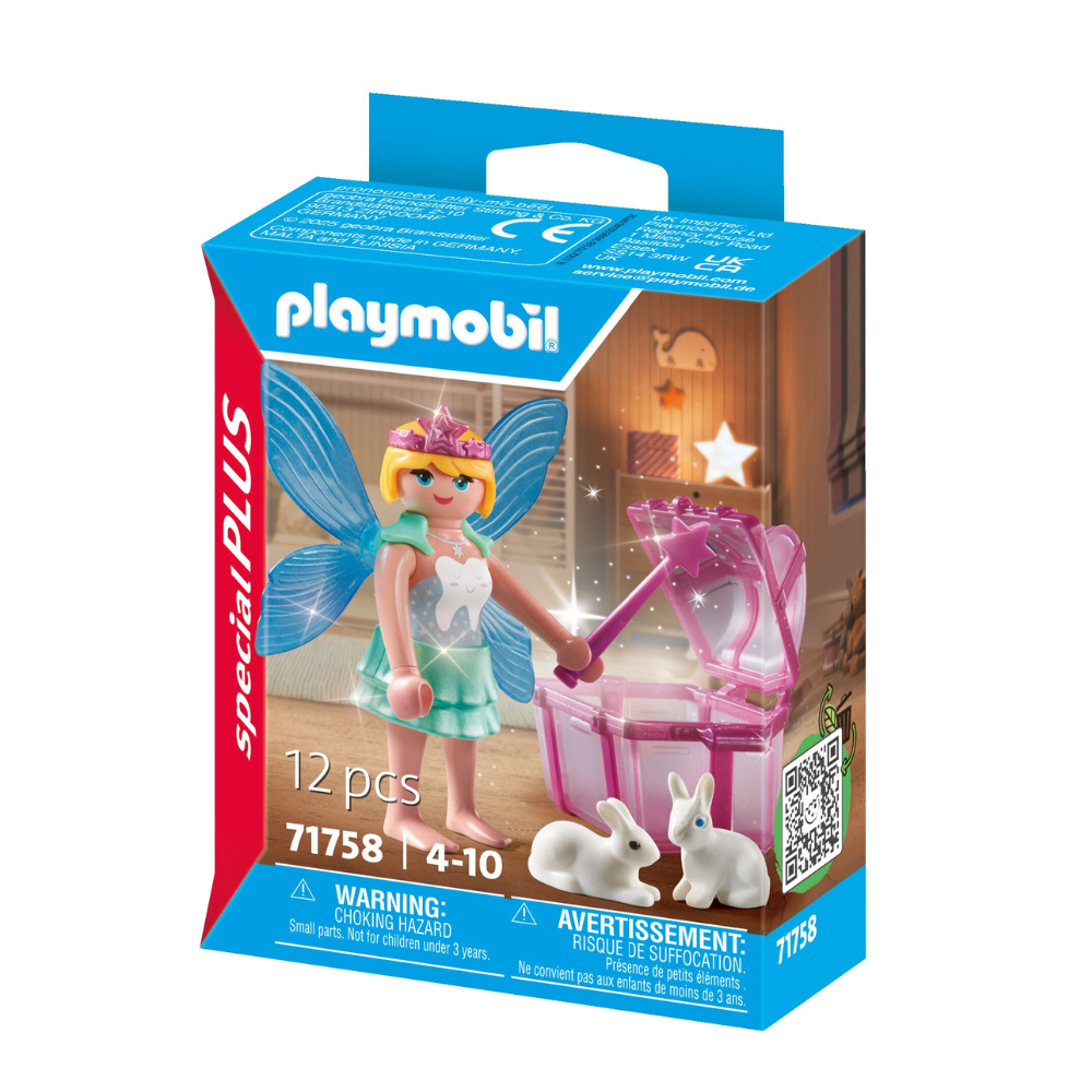 Playmobil 21x15cm Tooth Fairy Kids/Child Action Figure Toy Play Set 4y+ (12 Pieces)