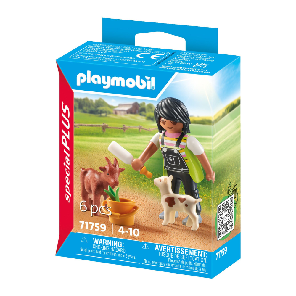 Playmobil 21x15cm Woman w/ Goats Kids/Children Action Figure Toy 4y+ (6 Pieces) — image 2