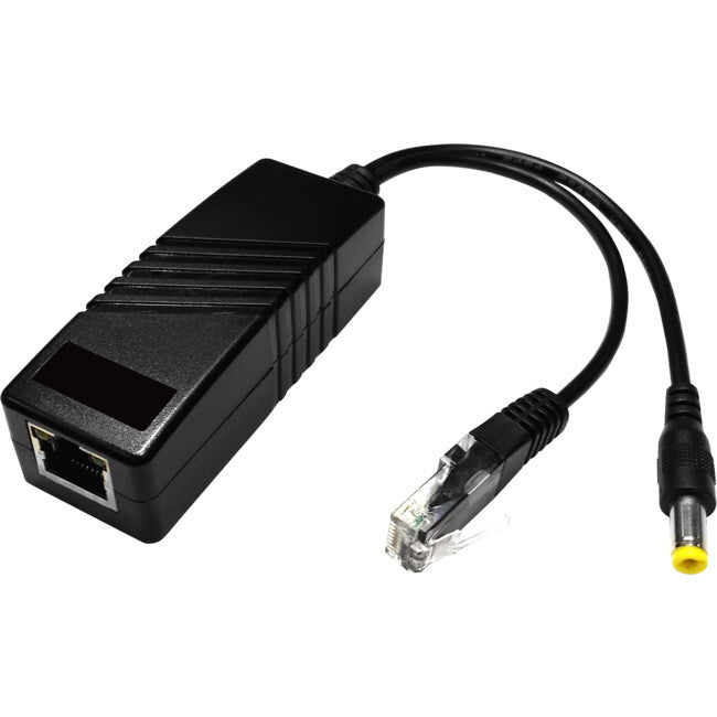 Doss POE1SP 8cm Single PoE Splitter Data/Power w/ DC 12V/RJ45 Connector Black — image 2