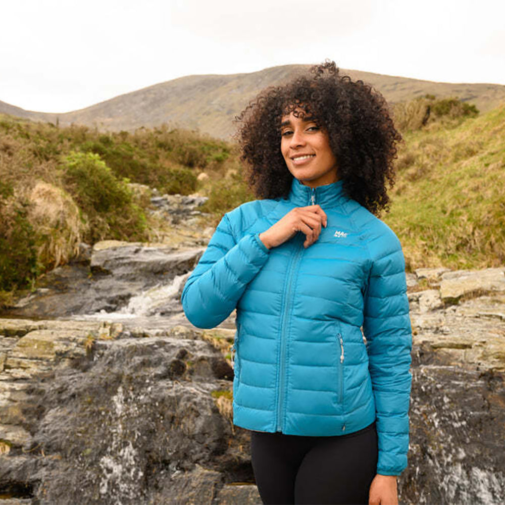 Mac in a Sac Packable Adult Ladies Polar Down Reversible Jacket Petrol/Grey AU18 — image 3