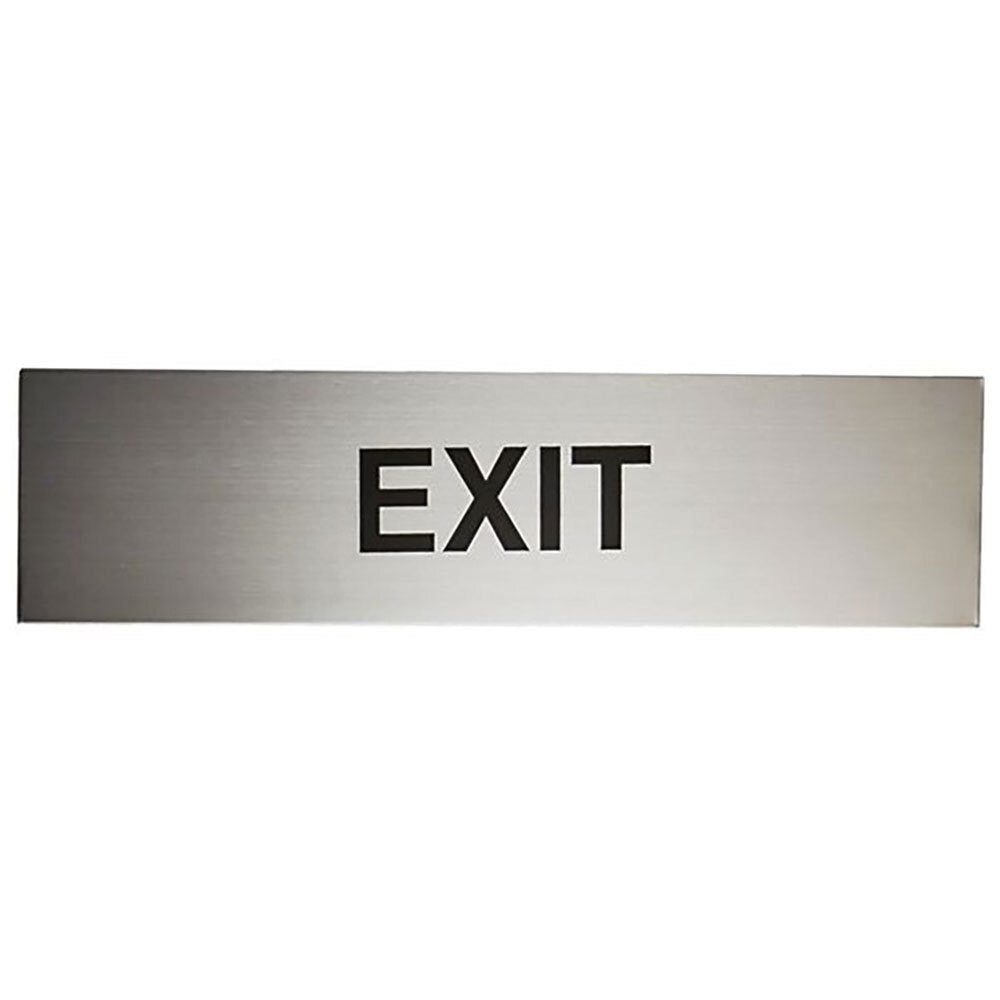 Sandleford 20cm Metal Exit Sign Restaurant/Door Self Adhesive Signage Silver