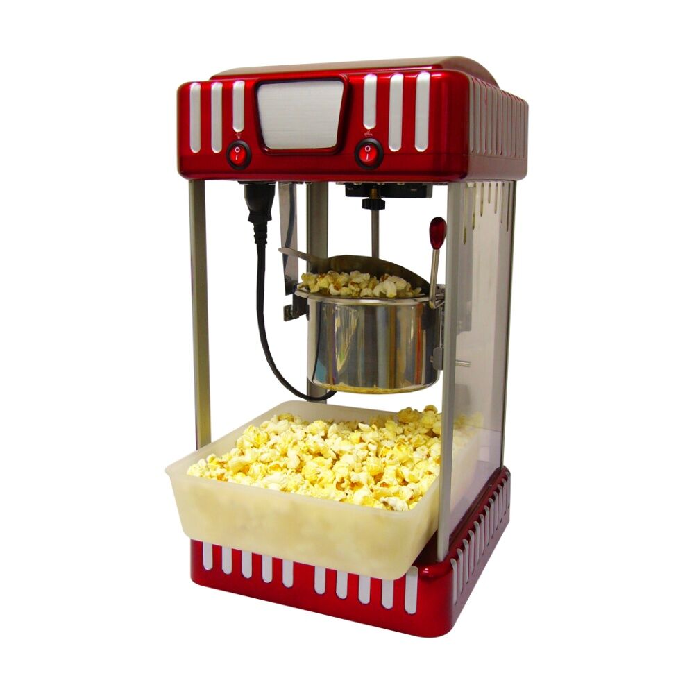 Airflo 44cmx26cmx28cm Electric Stainless Steel Kettle Popcorn Maker 4.5L