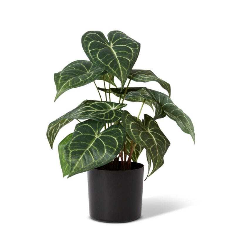 E Style 42cm Anthurium Artificial Potted Plant Fake/Faux Home Room Decor