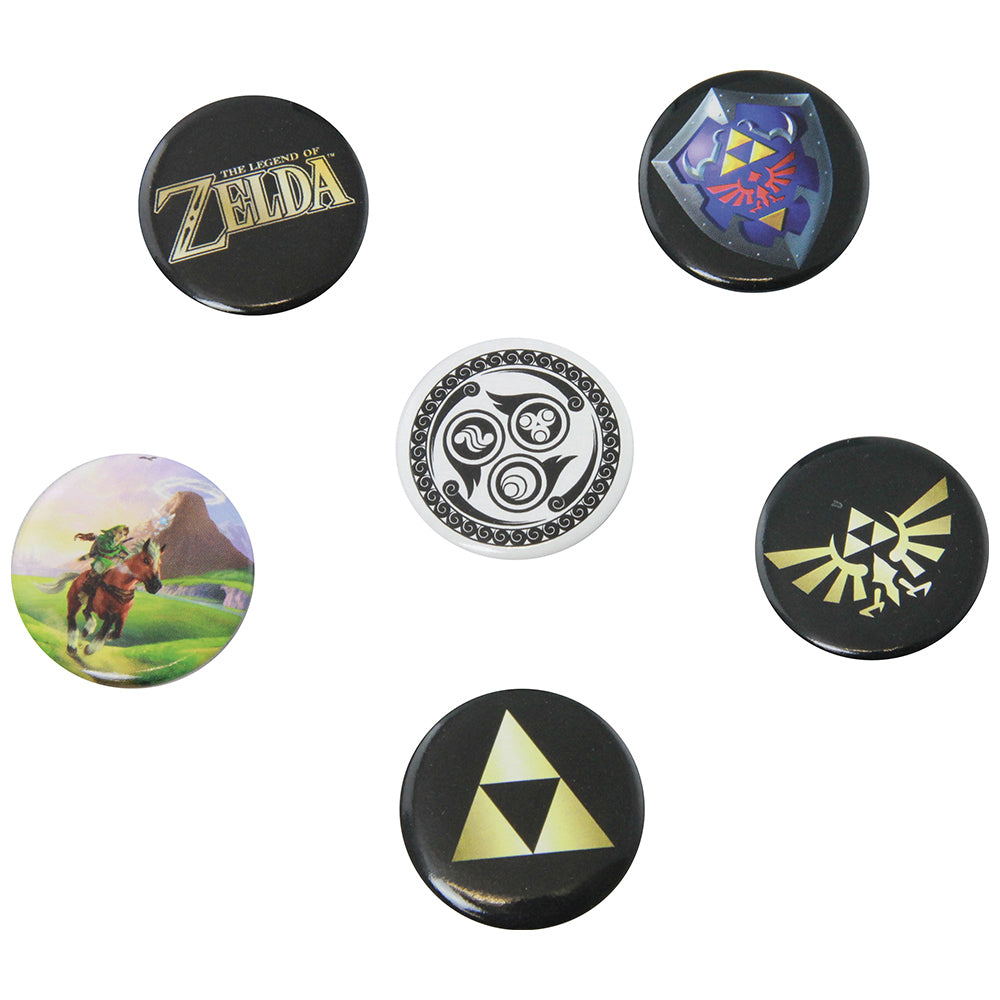 Paladone 3.2cm The Legend of Zelda Pin Badges Bags/Clothing Accessory Gift (6 Pieces) — image 2