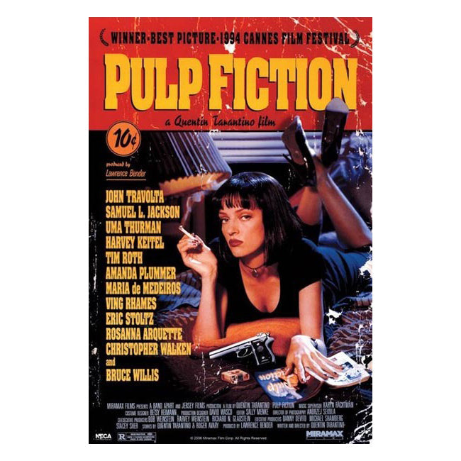 Impact Merch Pulp Fiction Uma Room Wall Display Regular Sized Poster 92x61cm