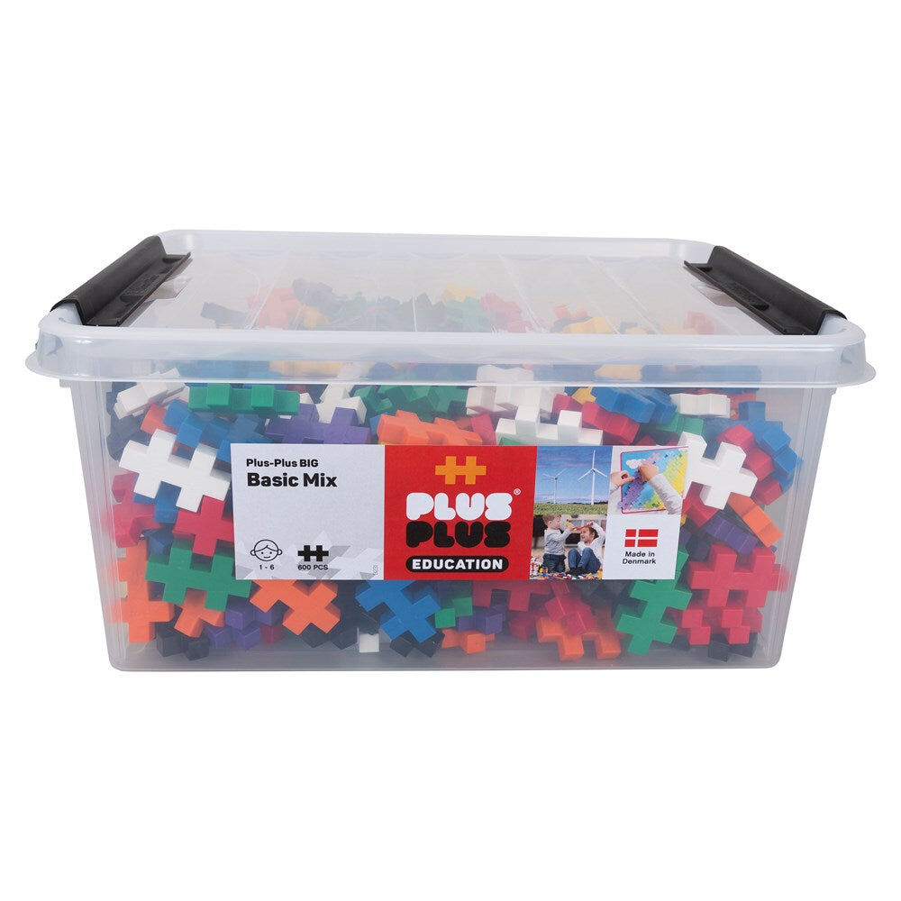 Plus-Plus BIG Mix Education Building Blocks STEM Learning Toy Kids 3y+ (600 Pieces)