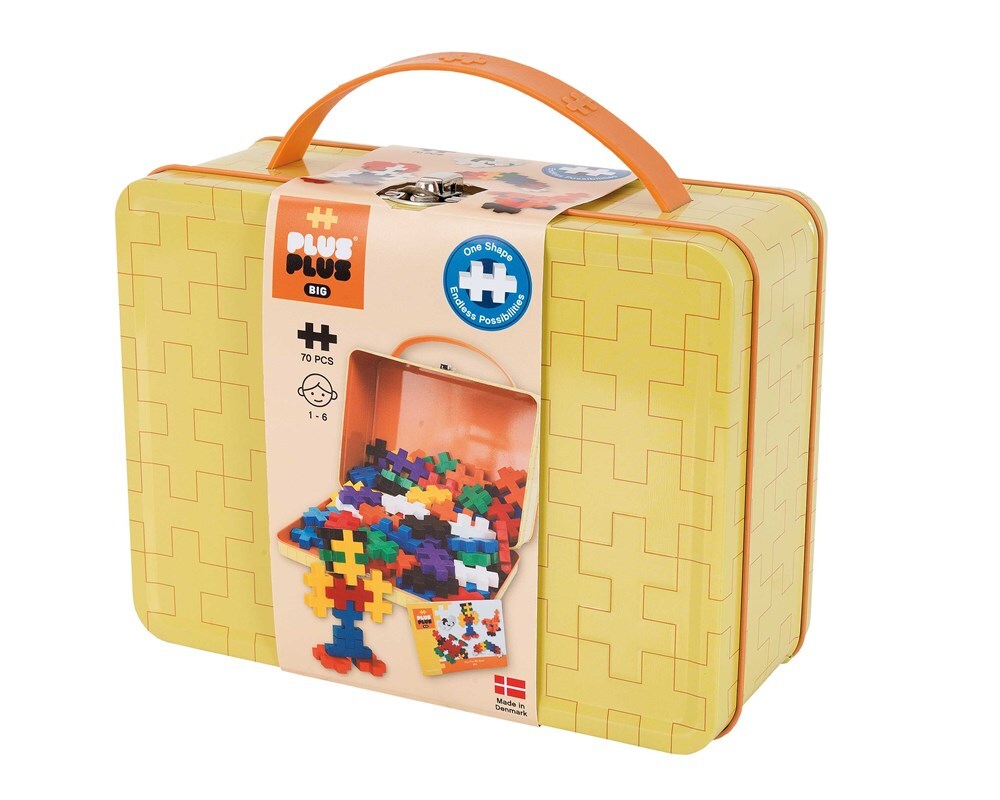 Plus-Plus Plus Plus BIG Metal Suitcase Basic Kids/Toddler Art/Craft Fun Activity Toy 5y+