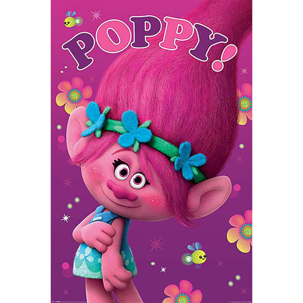 Trolls Poppy Poster Home/Room Office Wall Hanging Decorative Display 91x61cm