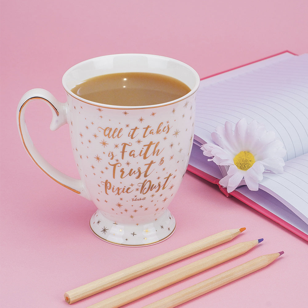 Paladone 250ml Peter Pan Tinker Bell Porcelain Gift Mug Coffee/Tea Drinking Cup — image 2