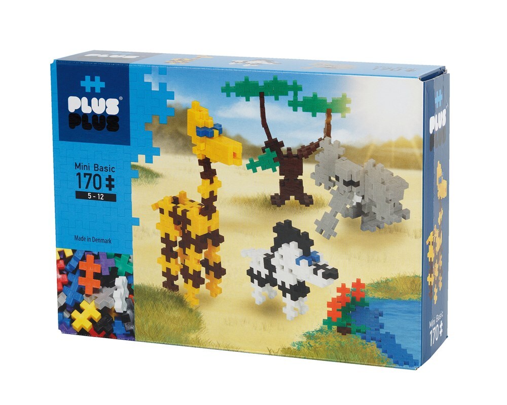 Plus-Plus Plus Plus Basic Savannah Creativity Puzzle Kids/Toddler Activity Toy 5y+ (170 Pieces)