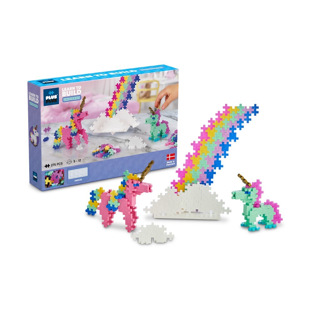 Plus-Plus Learn to Build Unicorns Build/Create Puzzle Kids Creative Fun Toy 5y+