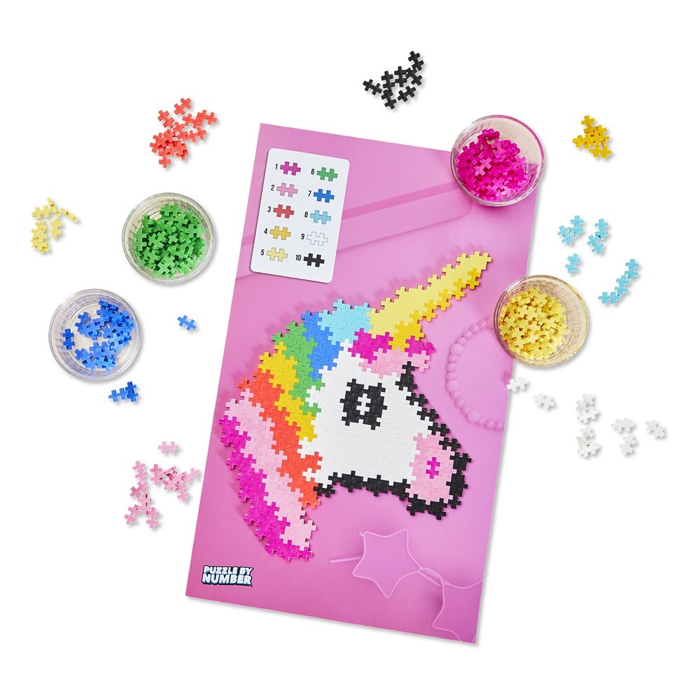 Plus-Plus Puzzle by Number Unicorn Creative Kids Learning Fun Toy 5y+ (250 Pieces) — image 2