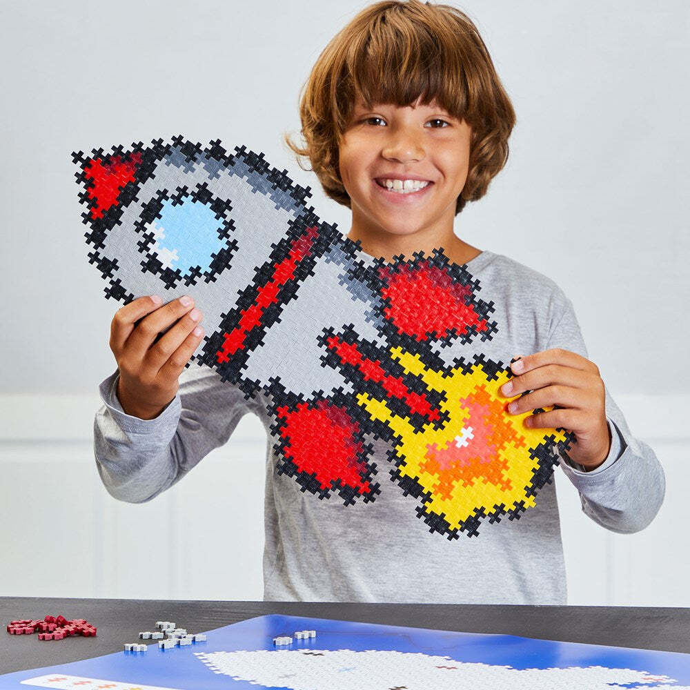 Plus-Plus Puzzle by Number Rocket Kids Play Learning Interactive Toy 5y+ (500 Pieces) — image 3