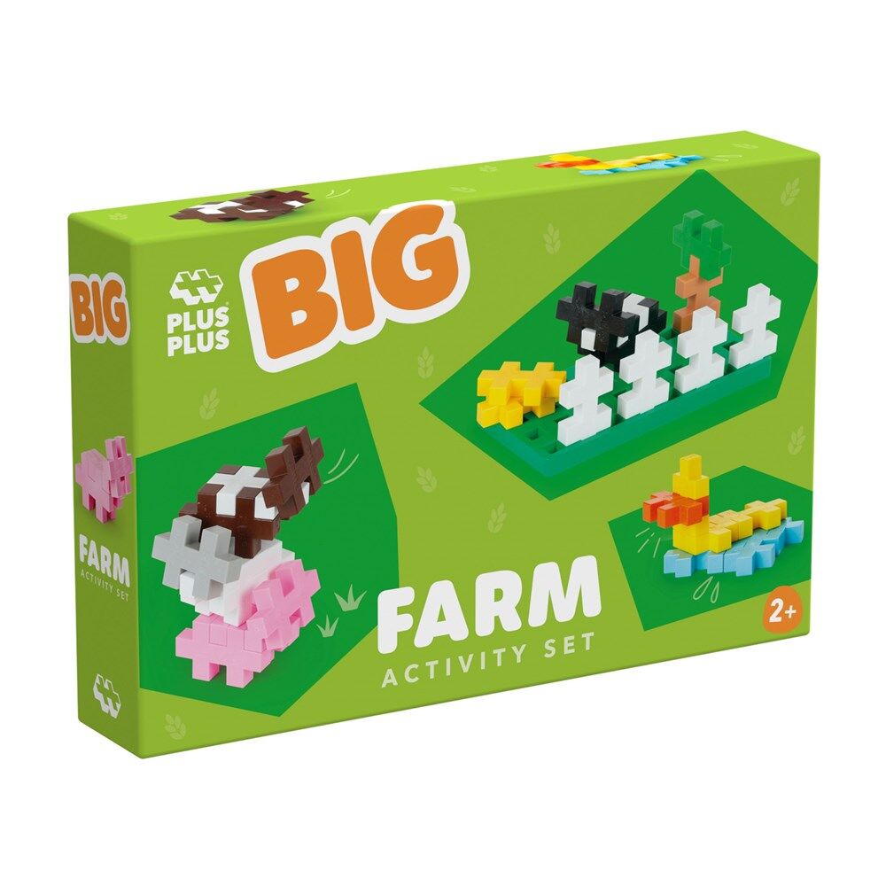 Plus-Plus Big Farm Activity Building Blocks Toys Kids 5y+ (50 Pieces)