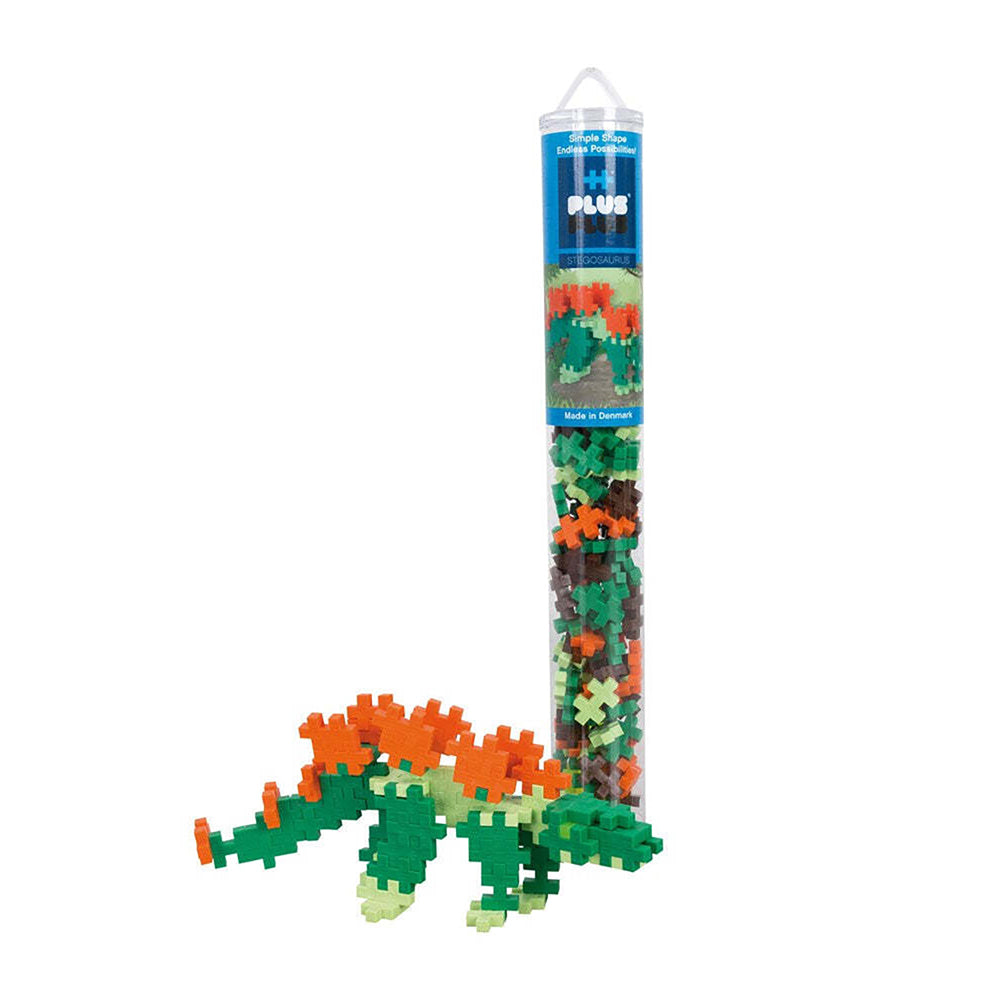 Plus-Plus Stegosaurus Tube Creativity Puzzle Kids/Toddler Fun Toy 5y+ (100 Pieces)