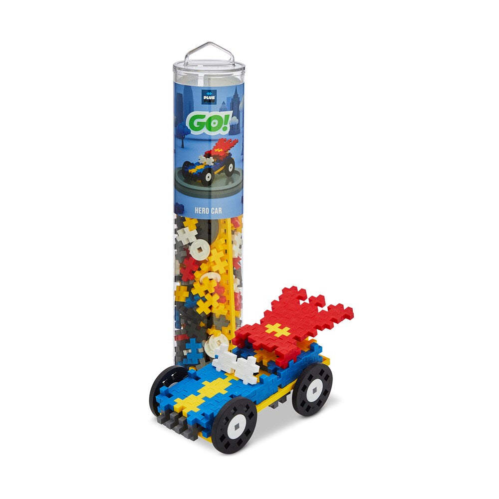 Plus-Plus Color Cars Hero Tube Puzzle Imagination Kids 3D Creative Toy 5y+ (200 Pieces)