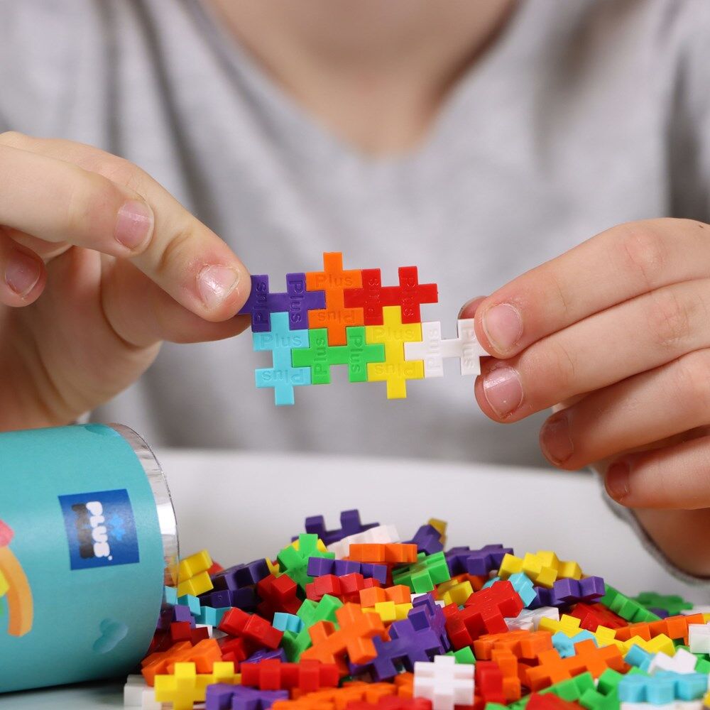 Plus-Plus Rainbow Color Mix Tube Building Blocks Toys 5y+ (240 Pieces) — image 2