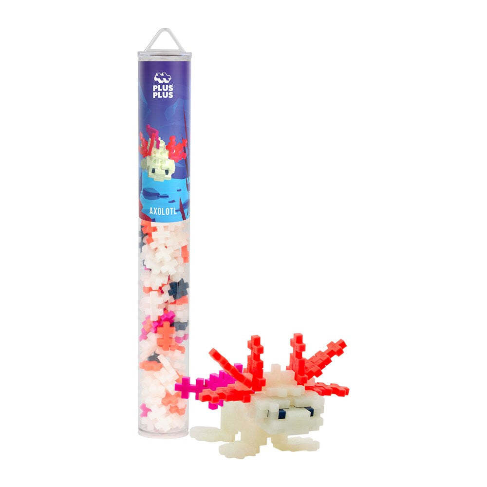Plus-Plus Plus Plus 3.5x28cm Axolotl Kids/Children Educational 3D Puzzle Toy 5y+ (100 Pieces)