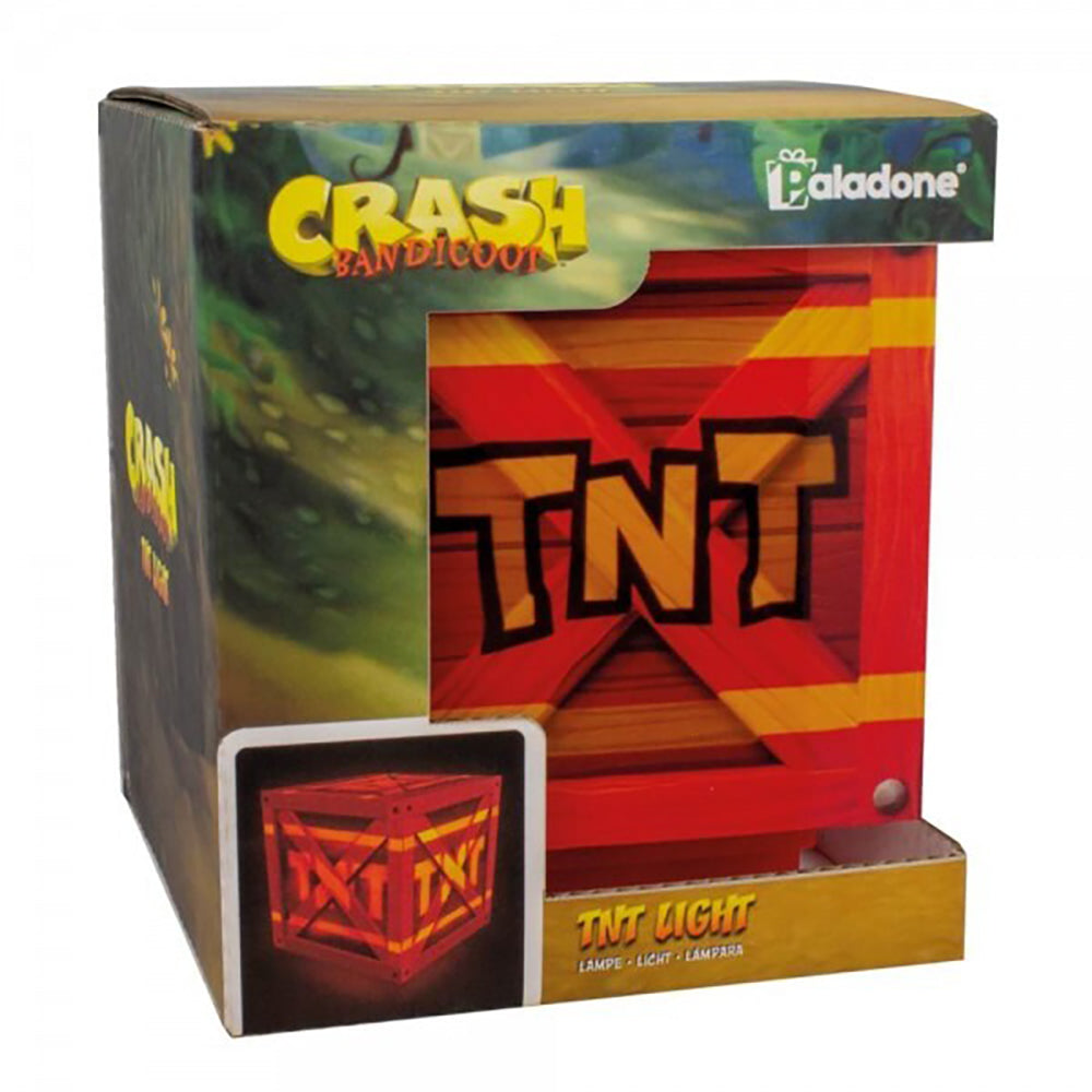 Paladone 10cm Crash Bandicoot Themed Tnt Light Kids/Children Desk Lamp Decor — image 2