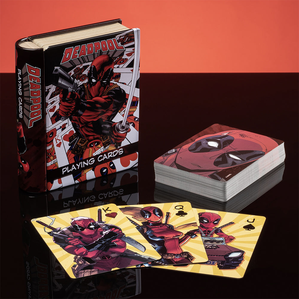 Paladone 11cm Deadpool Playing Cards Kids/Children Family Fun Party Play Game — image 2