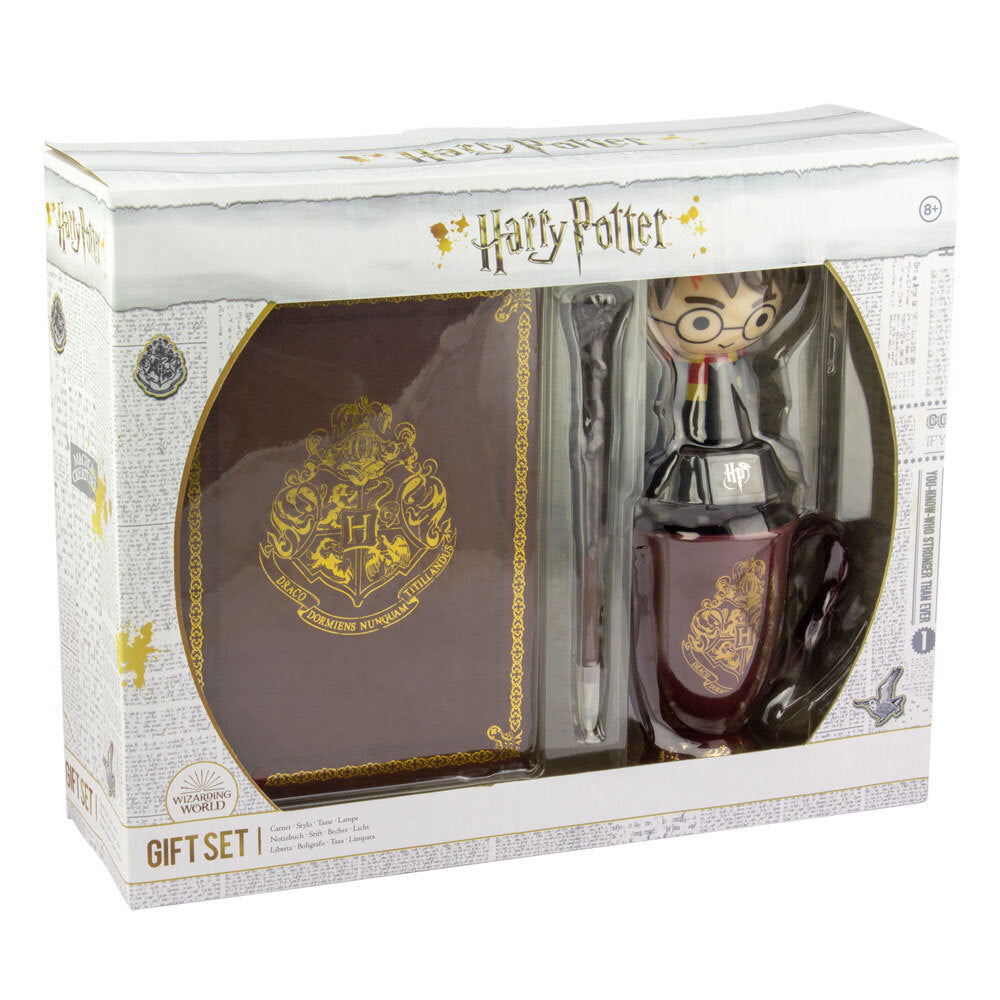 Harry Potter Wizarding World Hogwarts Lamp/Mug/Journal/Wand Pen Gift Set 8y+ — image 2