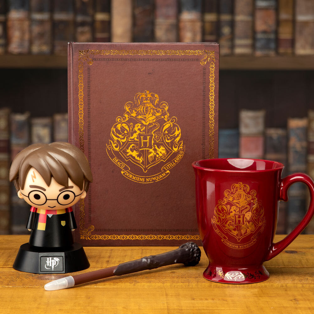 Harry Potter Wizarding World Hogwarts Lamp/Mug/Journal/Wand Pen Gift Set 8y+ — image 3