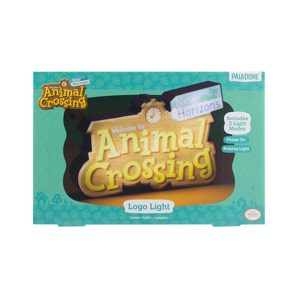 Paladone 23cm Animal Crossing Logo/Display Light Kids/Children Bedroom Lamp