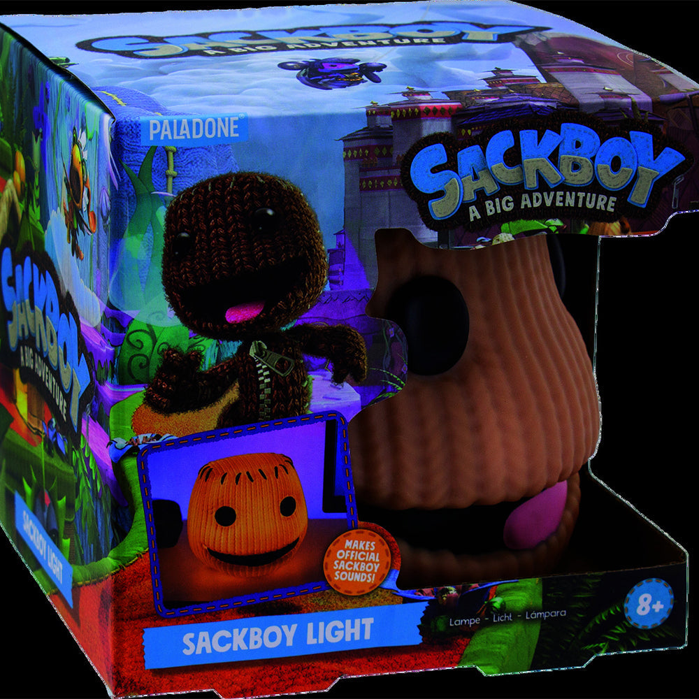 Paladone 12.6cm Little Big Planet Sackboy Light Kids Bedside Table Lamp w/ Sound