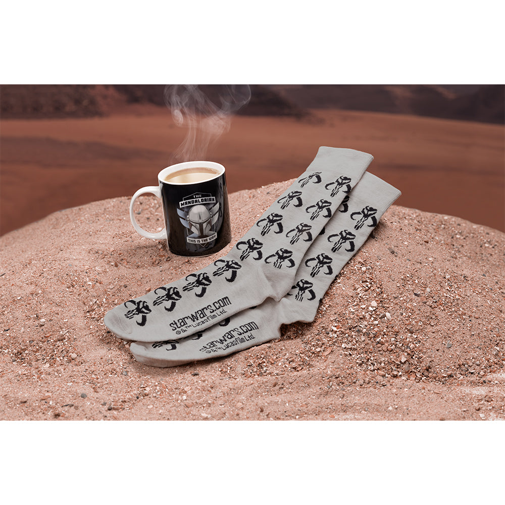 Star Wars Mandalorian This Is The Way Decorative Mug/Sock Gift Set Black/Grey — image 4