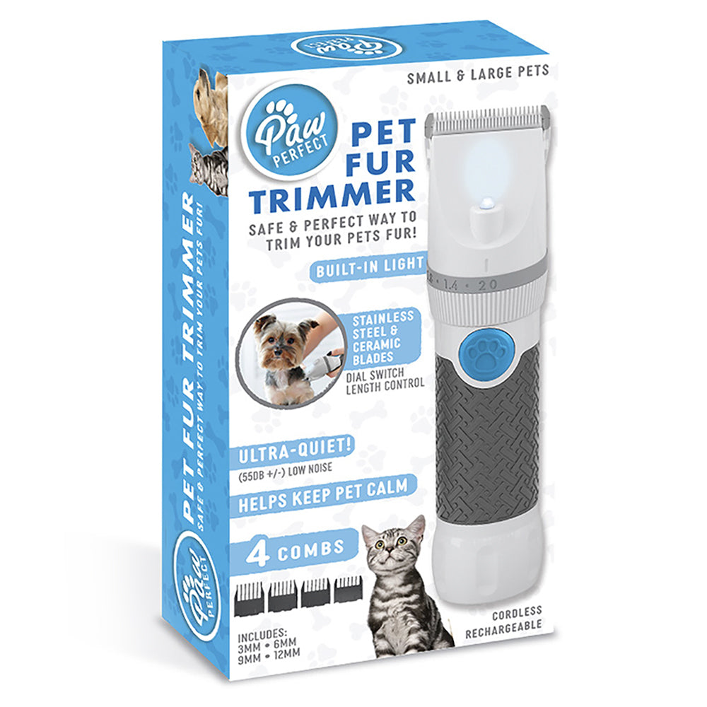 Paw Perfect Handheld Cordless Rechargeable Pet Dog/Cat Fur/Coat Trimmer 19cm — image 7