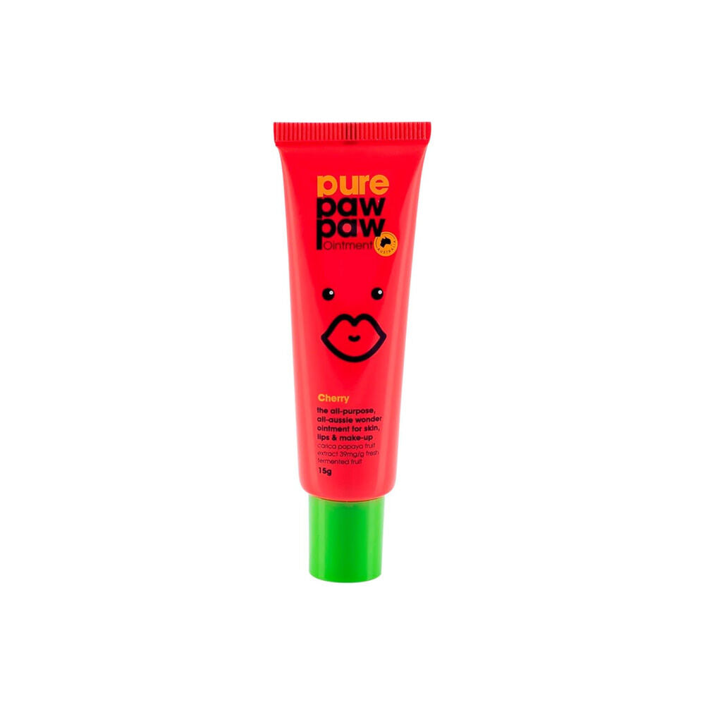 Pure Paw Paw Ointment Multi Purpose Dry Skin Ointment Lip Balm Cherry — 15g
