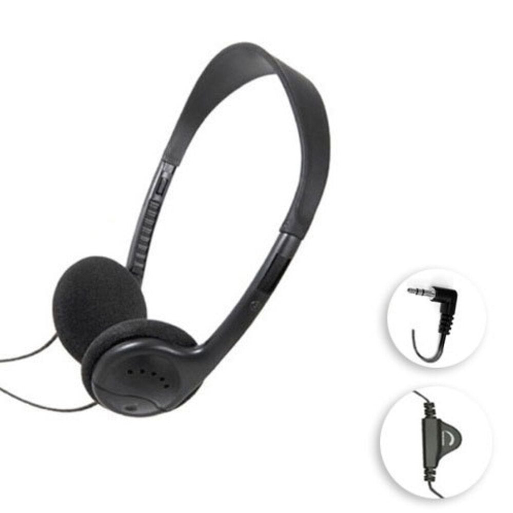 Sansai Stereo Headband Headphones 3.5mm w/Volume Control/Cable 1.5m for TV/Radio — image 2