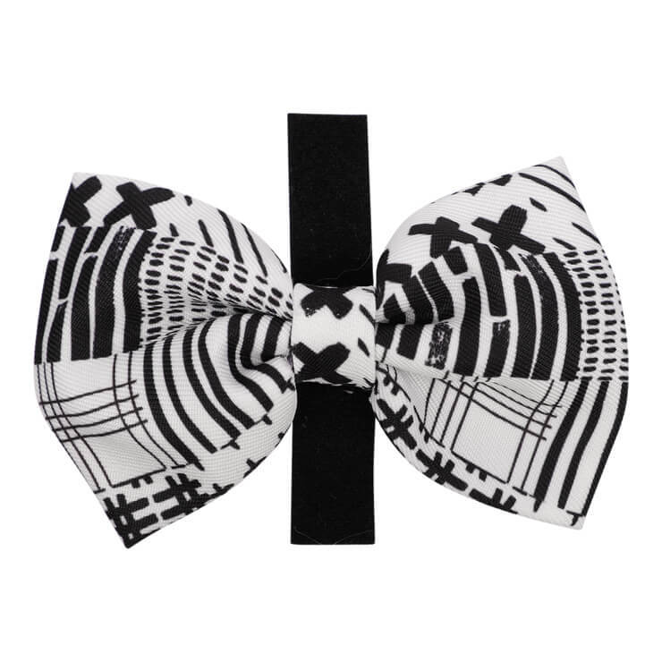 Eco-Pup Themed Dog/Pet Dress Up Costume Bow Tie Monochrome Coloured Pattern