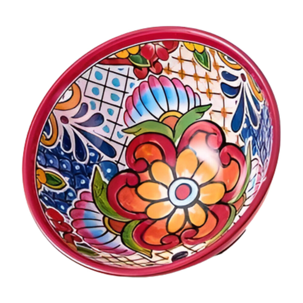 Prepara 6in Red Melamine Tortilla Taco Party Serving Dip Bowl — image 2