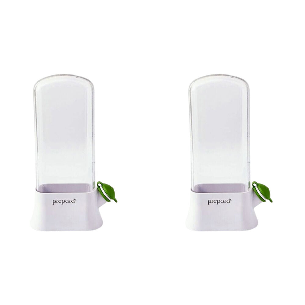 Prepara Fresh Herb Savor Eco Fridge Storage Container 27.18cm White (2 Pack)