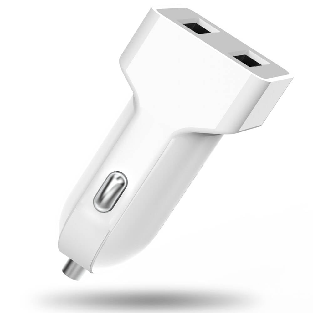 Pushstart 12W Dual Port Charge USB-A Cigarette Lighter Car Charger for iPhone/Android (4 Pack) — image 2