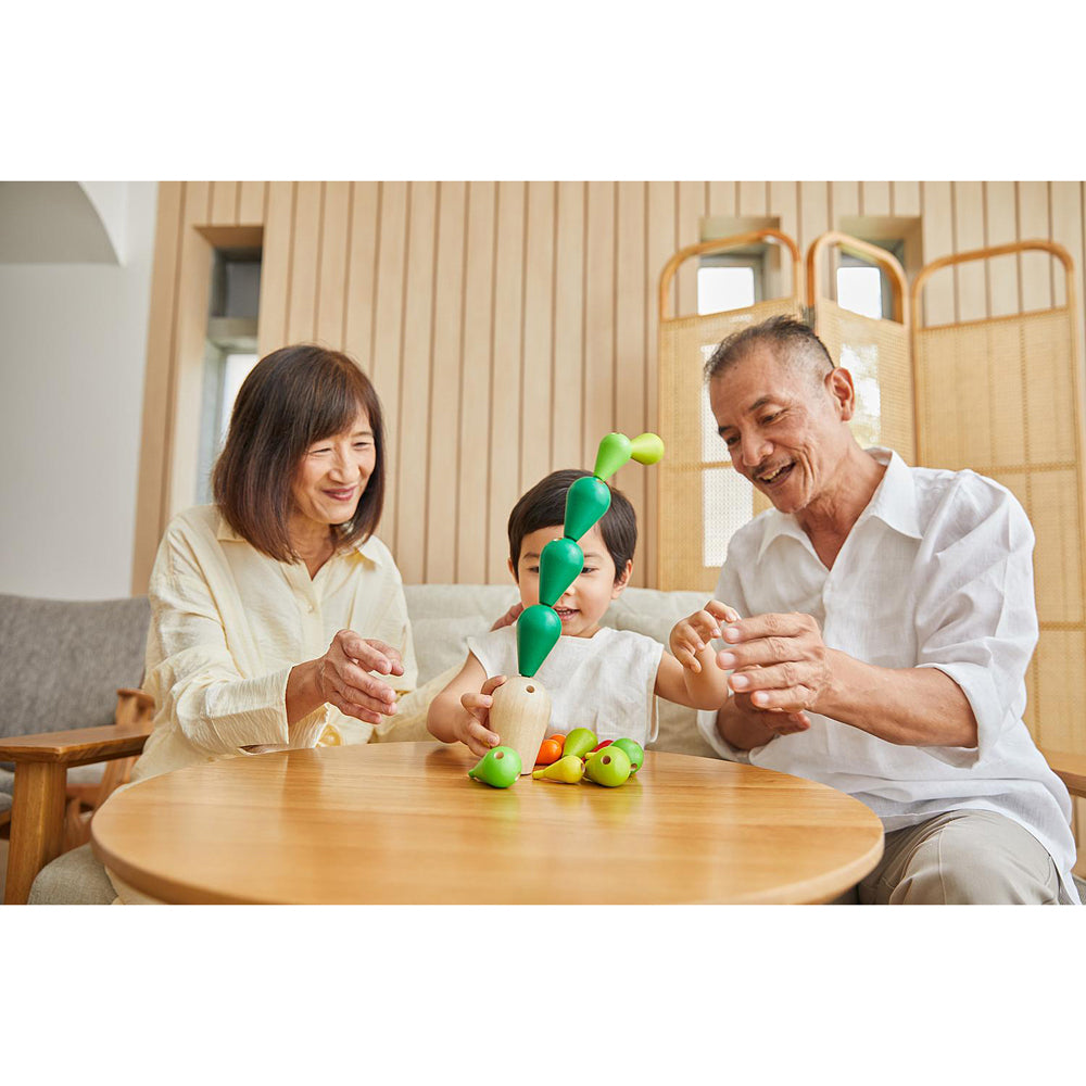 Plan Toys Balancing Cactus Kids/Childrens Interactive Play Fun Toy Playset 3+ — image 3