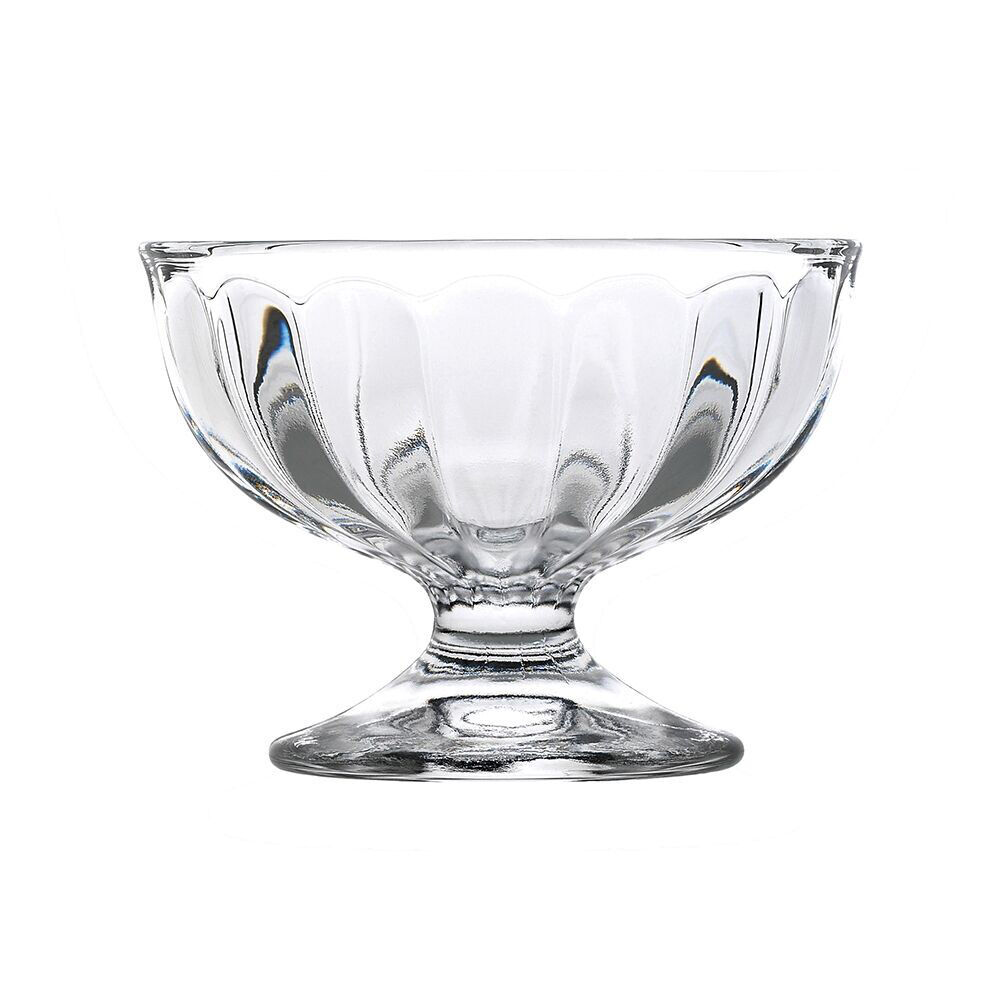 Porto 4pc Port Soda Lime Glass Dessert Ice Cream Sundae Cup Set 12cm/130ml Clear (2 Pack) — image 2