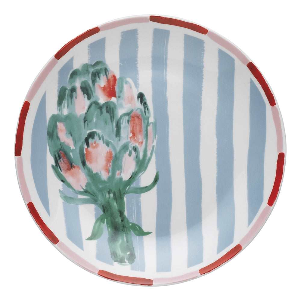Porto Cucina 20cm Porcelain Side Plate Food/Snack Dish Tableware Round Artichoke
