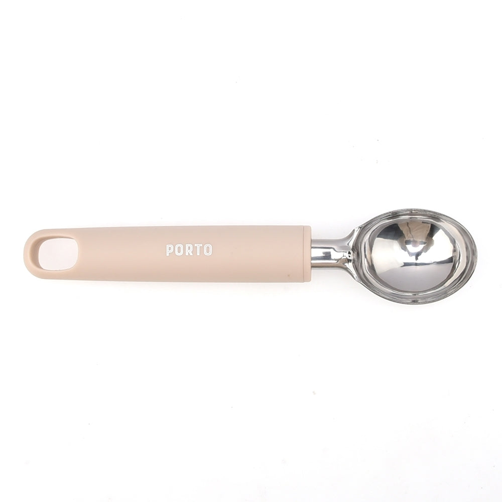 Porto Zest Stainless Steel/Plastic 19cm Ice Cream Scoop Dessert Serving Utensil