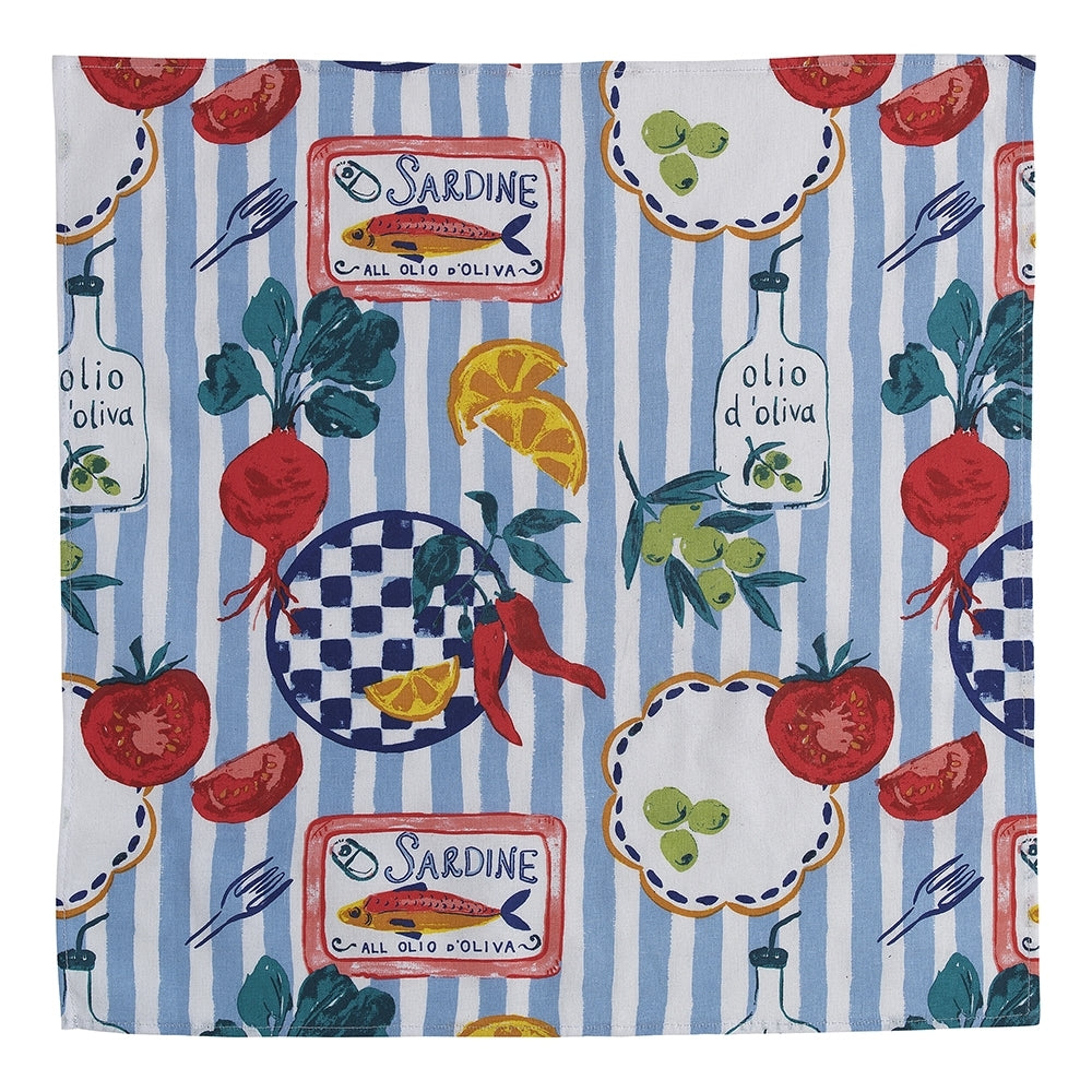 Porto 4pc Porto Cucina Cotton 45cm Square Napkins Table Cloth Home Decor Tableware (2 Pack) — image 2
