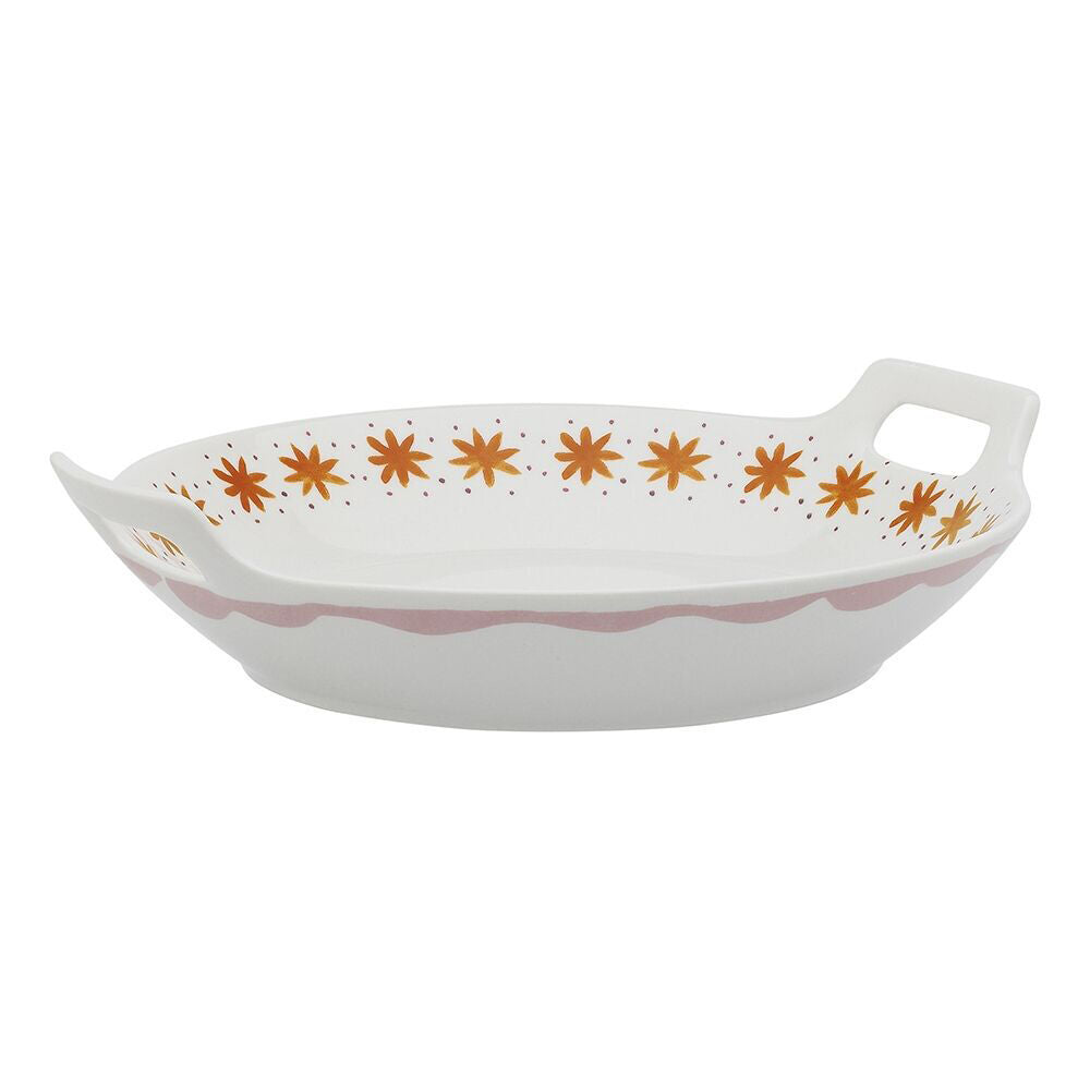 Porto Fiesta Porcelain Shallow Serving Bowl Dish w/ Handles 29.5cm White (2 Pack) — image 3