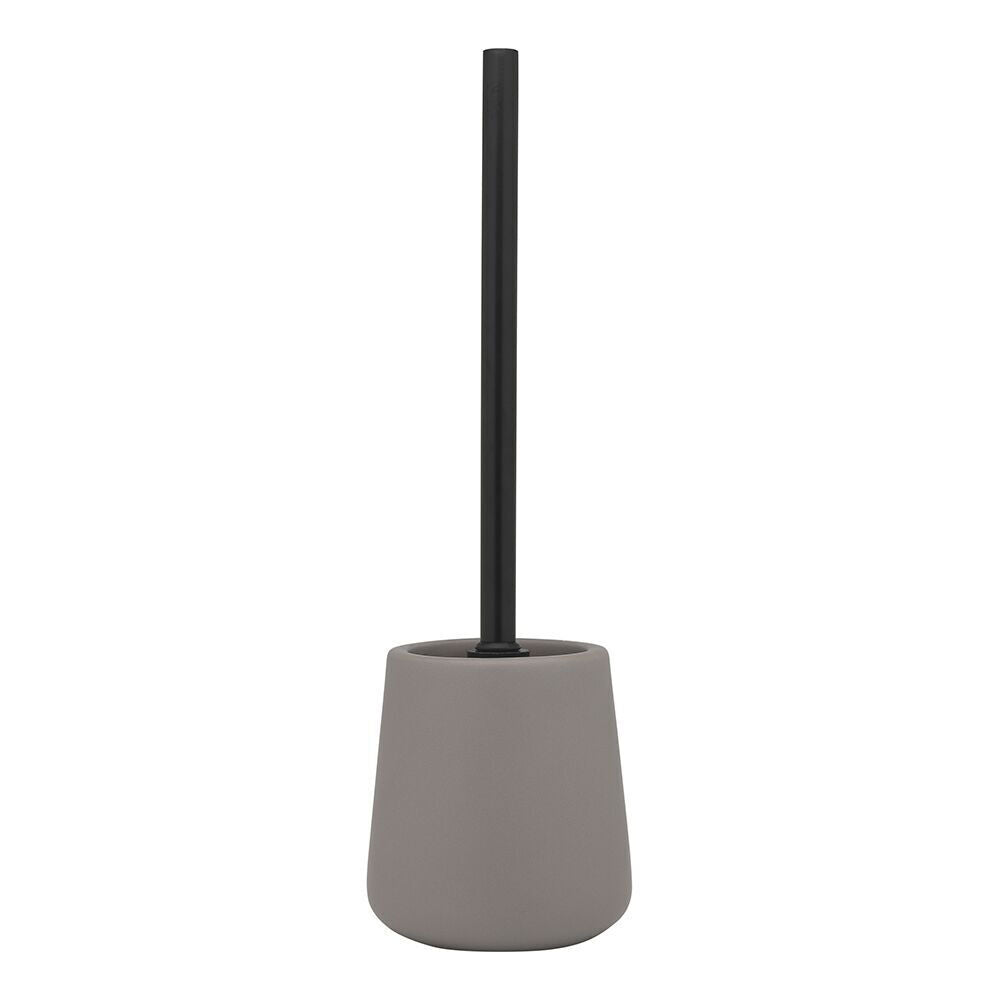 Porto Hudson Ceramic Bath Toilet Brush w/ Holder Bathroom Cleaner 11cm Grey (2 Pack) — image 2