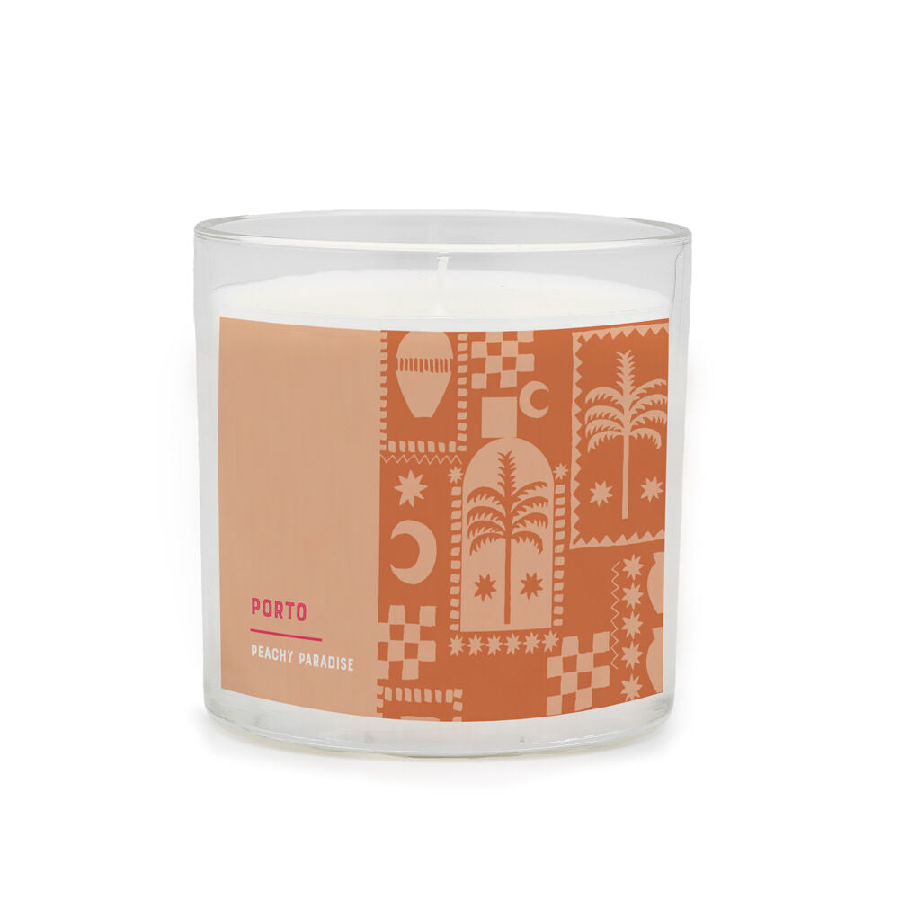 Porto Illumina 425g Scented Wax Candle Peachy Paradise Home Decor Fragrance (2 Pack) — image 2