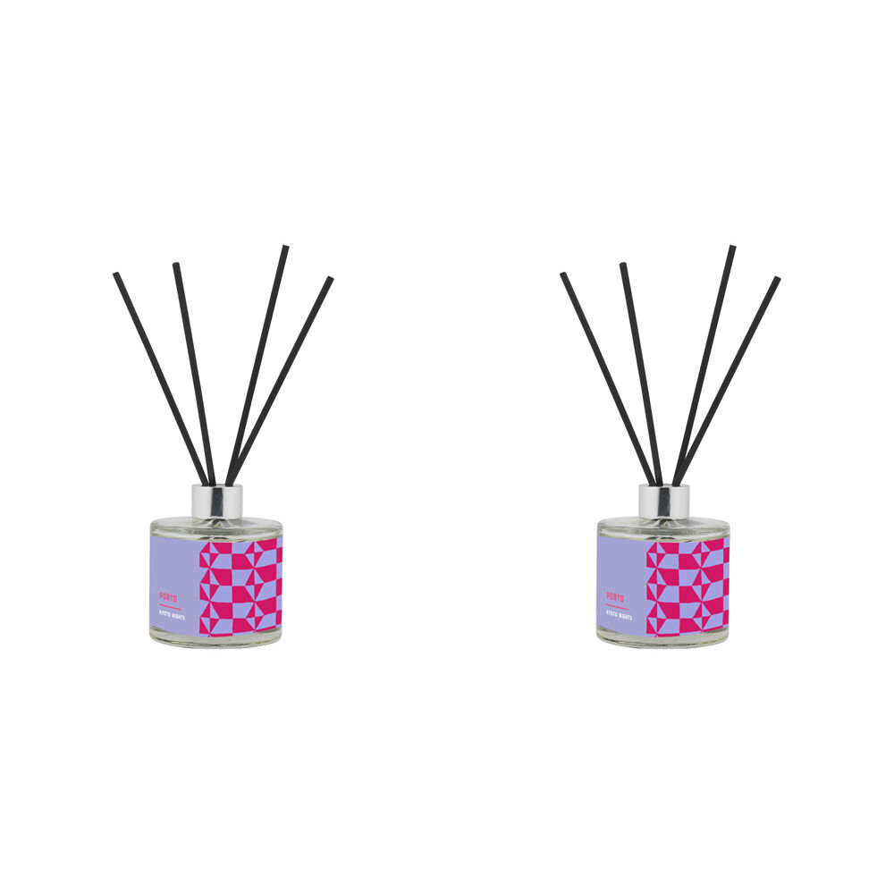 Porto Illumina 200ml Diffuser Kyoto Nights Aromatherapy Home/Room Fragrance (2 Pack)