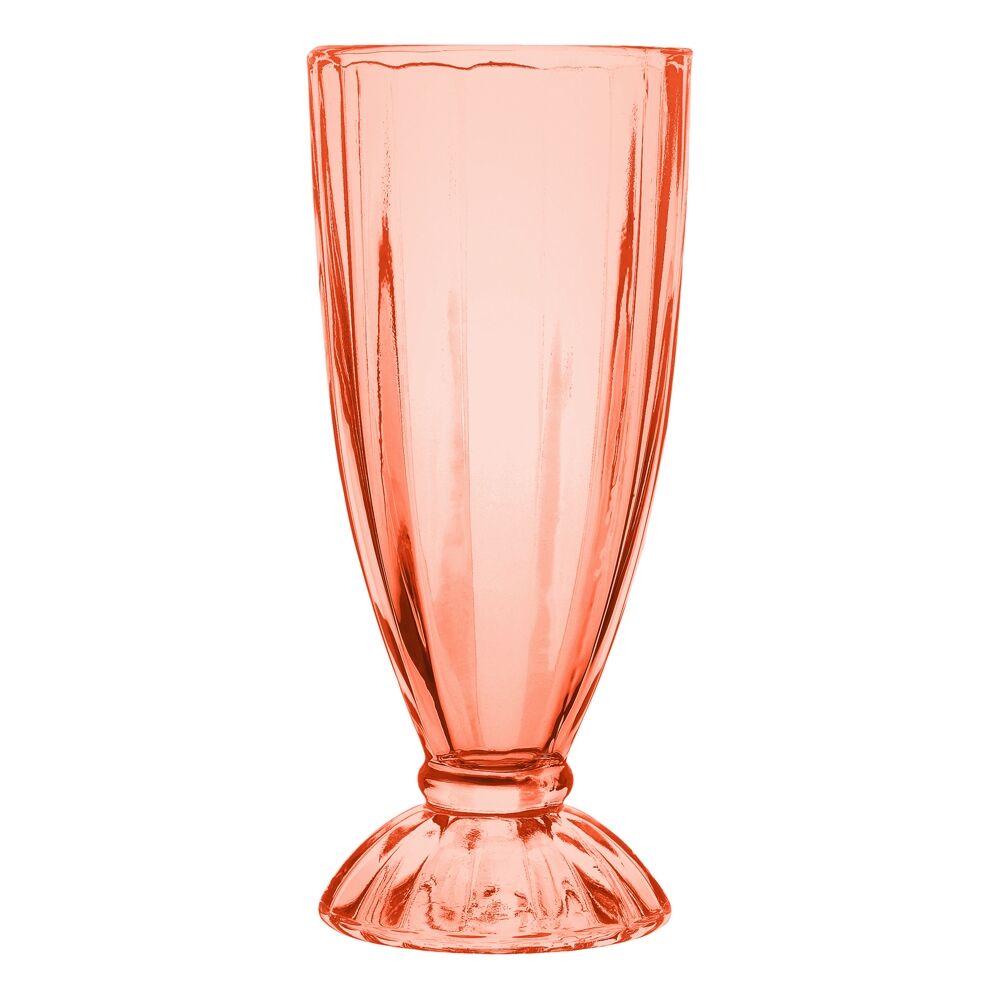 Porto Soda Lime Glass Dessert Milkshake Cups 340ml Citron, Ruby, Sky, Rose (4 Pieces) — image 4